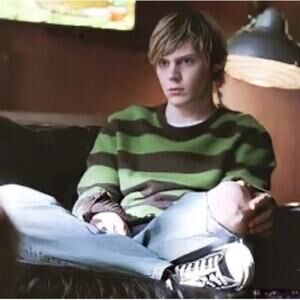 LN | Unbranded | Striped Long Sleeve | Dark Blue/Green | Medium